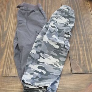 Garanimals Grey & Camouflage Cargo Pants Bundle 4T